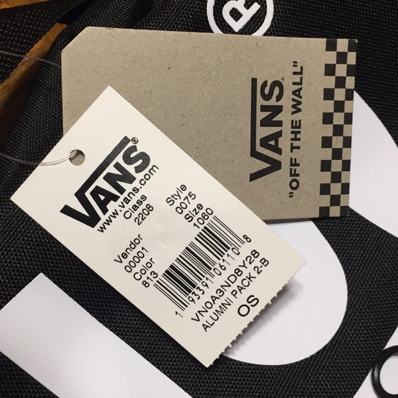 ❤️ Vans Alumni Pack 2-B Backpack black/white - Picture 8 of 8